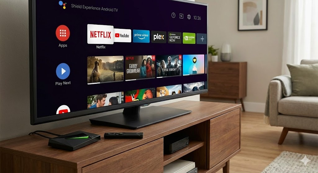 Nvidia Shield Pro running Android TV  OS