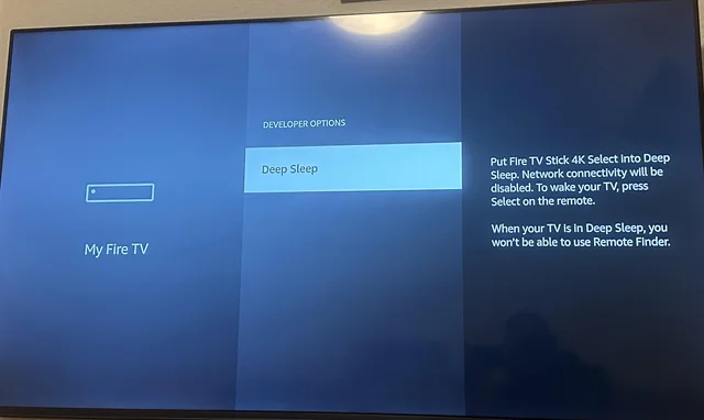 No Developer Options on Amazon Firestick 4K Select