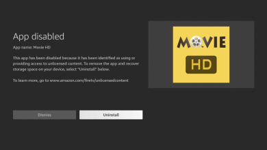 Movie HD blocked by Amazon on Firestick